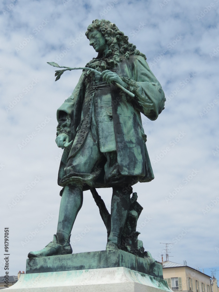 Obraz premium Ile de France - Versailles - Statue de Louis XIV