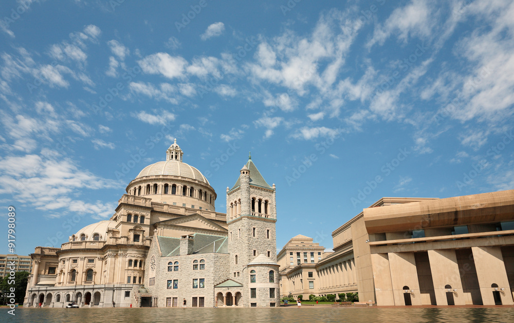 The First Church of Christ, Scientist is the Mother Church and administrative headquarters of the Church of Christ, Scientist, Located in Boston, USA.