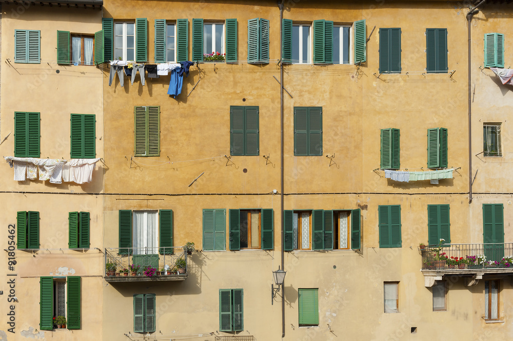 Residential building in Siena, Tuscany, Italy
