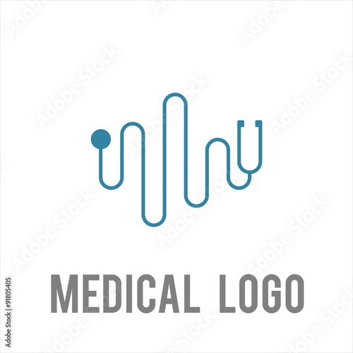 Medical Medicine Medic Hospital logo icon vector 