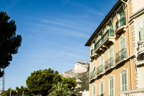 Cote d'Azur Monaco. beautiful views of the city