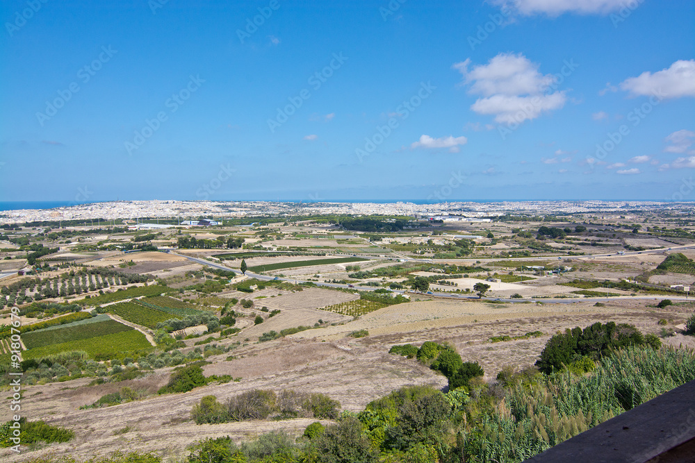 Maltese landscape scenery