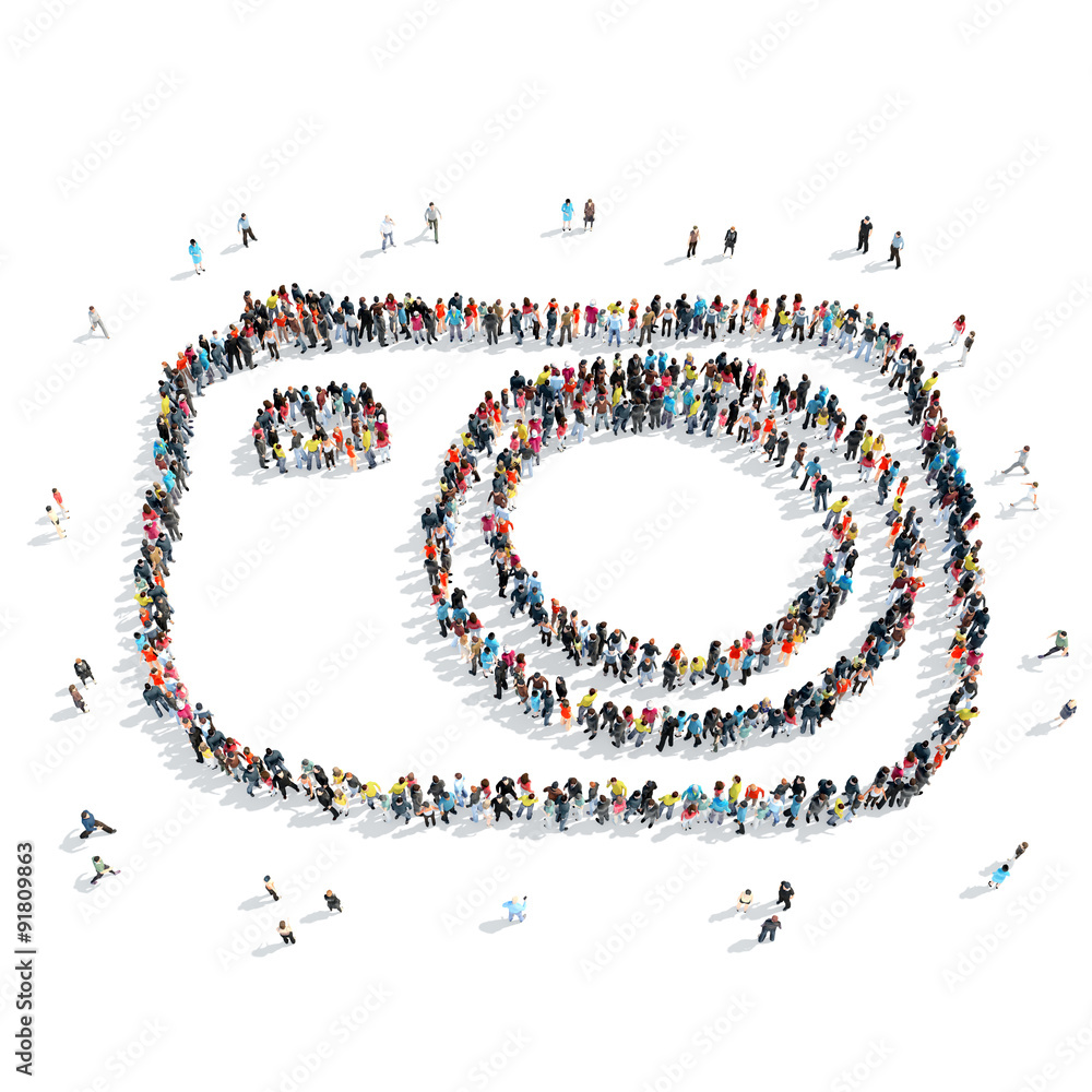 people shape camera cartoon people shape camera cartoon