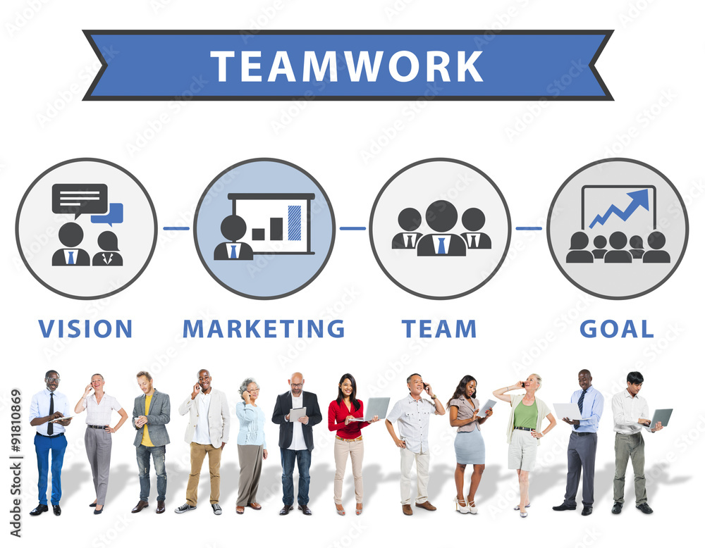 Business People Digital Device Connection Teamwork Concept Business People Digital Device Connection Teamwork Concept