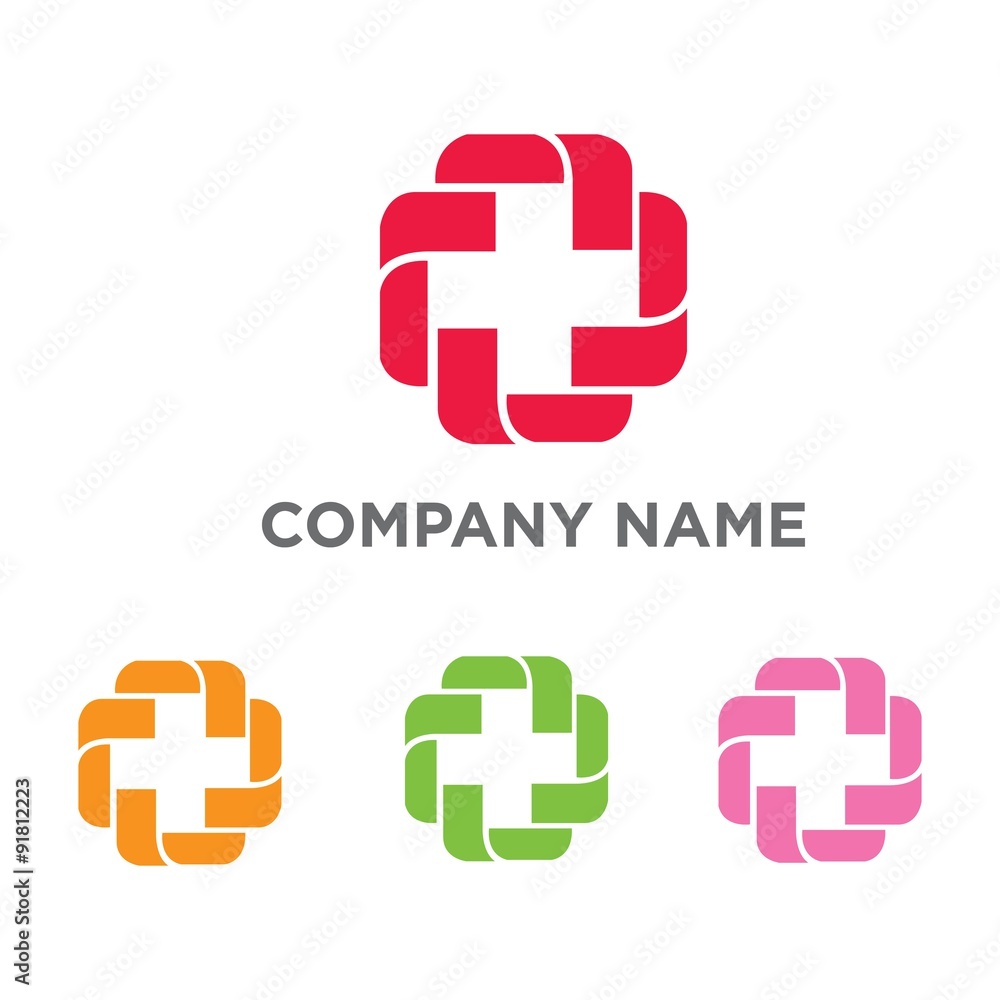 Obraz premium Medical Medicine Medic Hospital logo icon vector