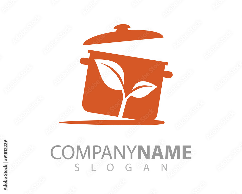 Food Logo Cooking Logo Restaurant Logo Chef Logo Stock Vector