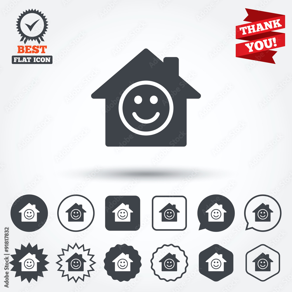 Comedy club. Smile icon. Happy face symbol. Comedy club. Smile icon. Happy face symbol.