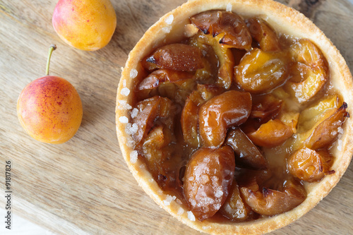 Photos Mirabelle plums pie