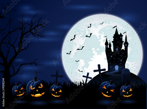Dark Halloween night