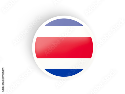 Round sticker with flag of costa rica Free Download Round sticker with flag of costa rica - GFXLoad