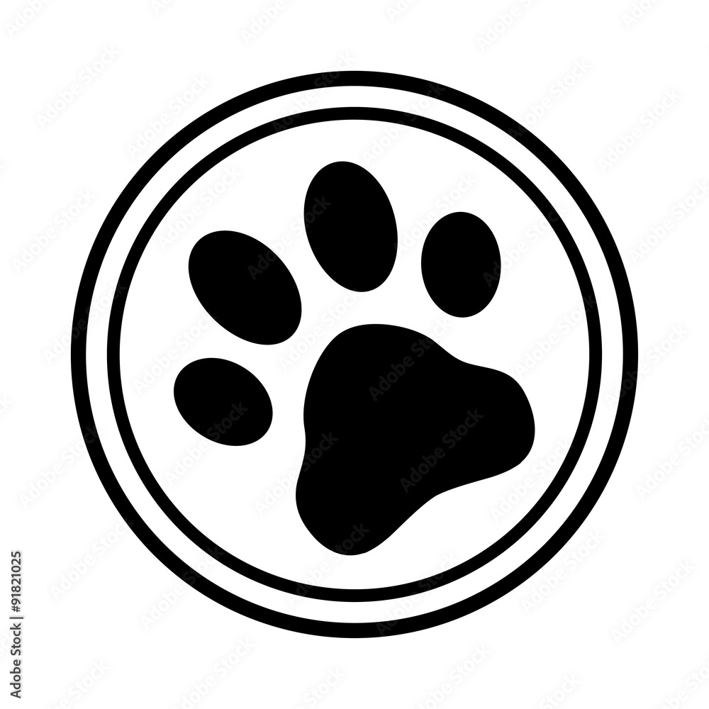 Fototapeta premium Paw Print