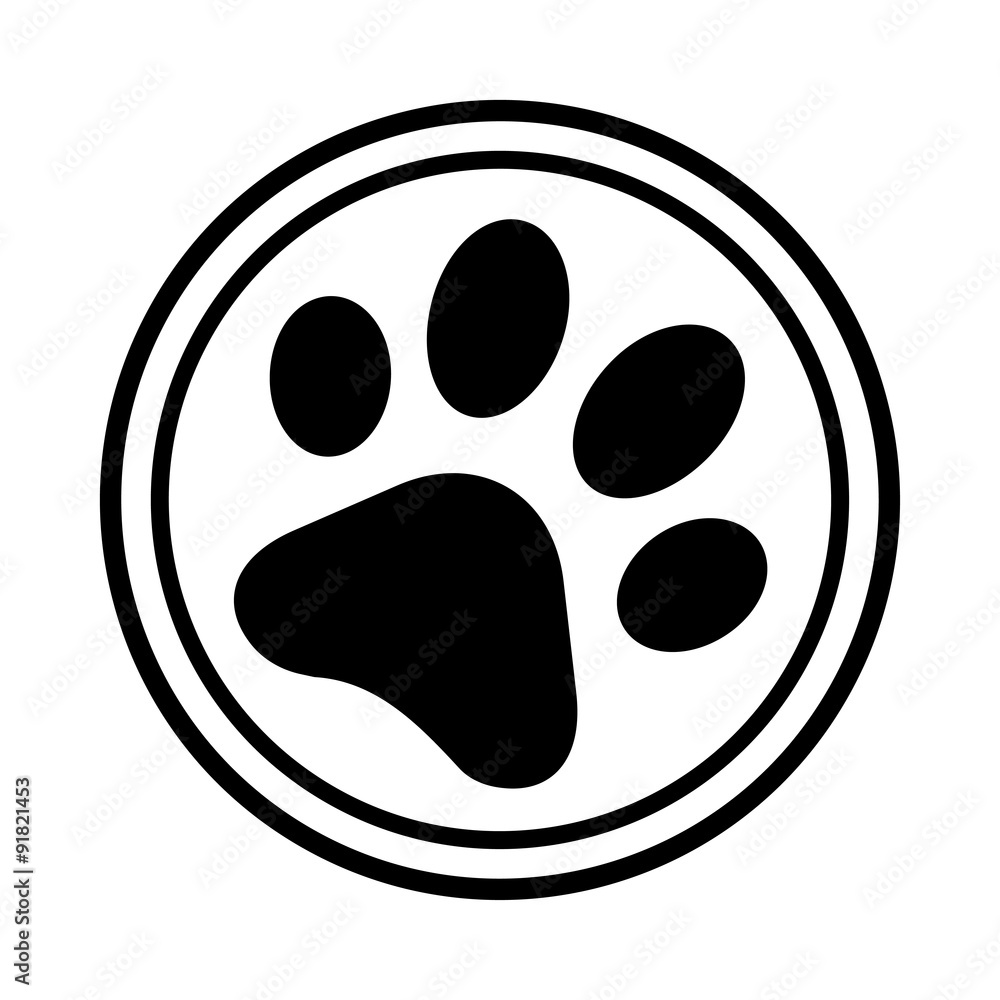 Fototapeta premium Paw Print