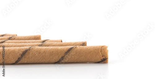 wafer stick on white background