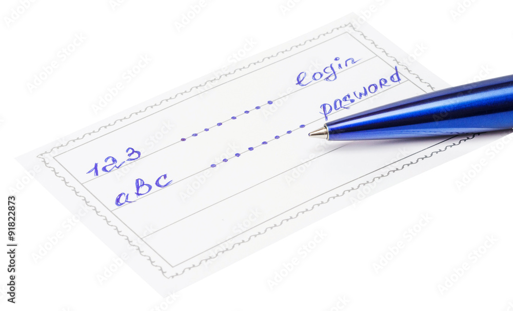 pen and badge with the inscription 123 and abc isolated on a white background pen and badge with the inscription 123 and abc isolated on a white background