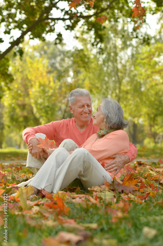 Beautiful caucasian elderly couple © aletia2011