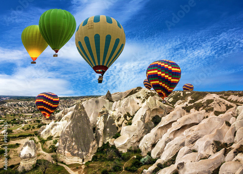 Hot air balloons, Cappadocia, Turkey