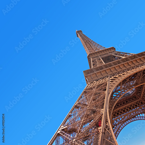 Eiffel tower in Paris, view from below © Delphotostock