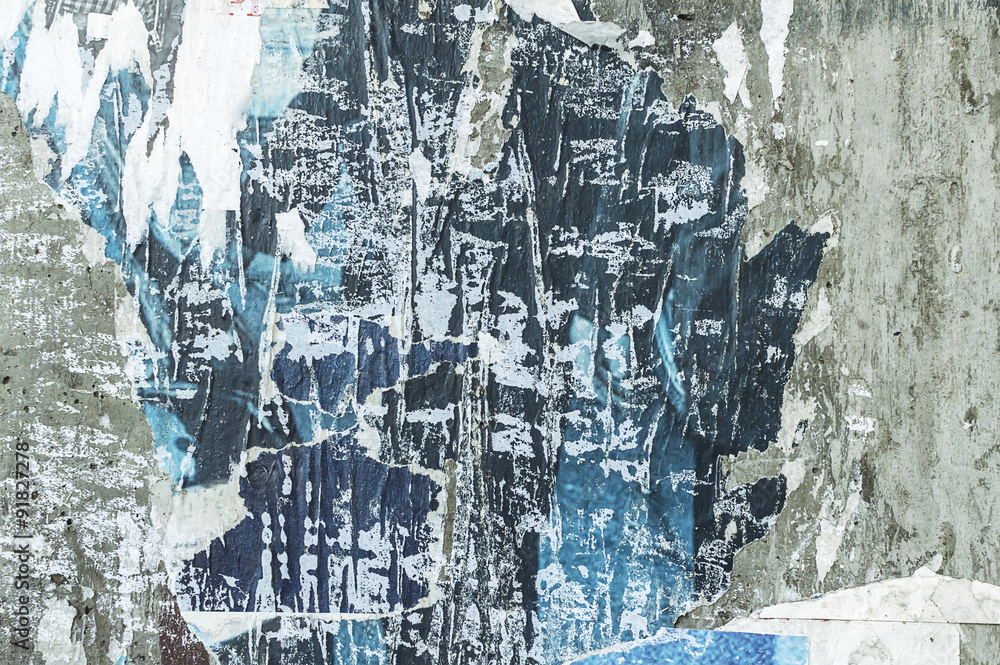 Fototapeta premium Grunge ripped poster background