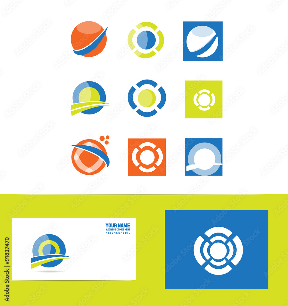 Logo design elements set Logo design elements set