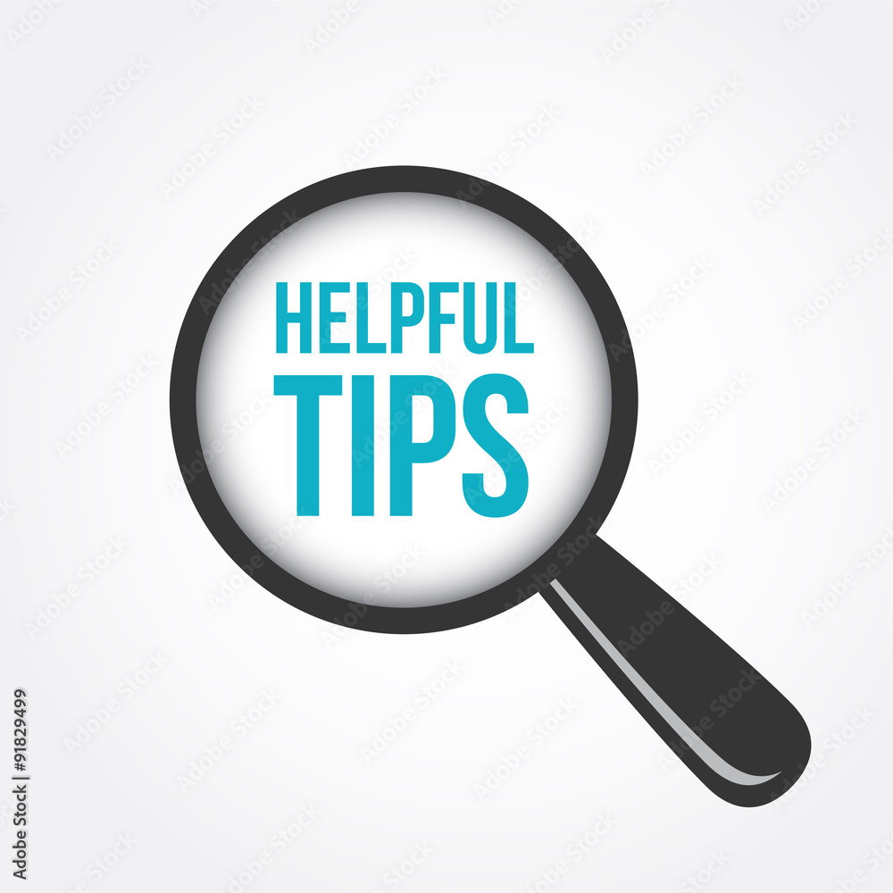 Helpful Tips Magnifying Glass Helpful Tips Magnifying Glass