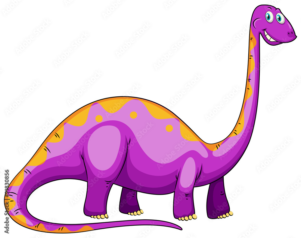 Dinosaur with long neck