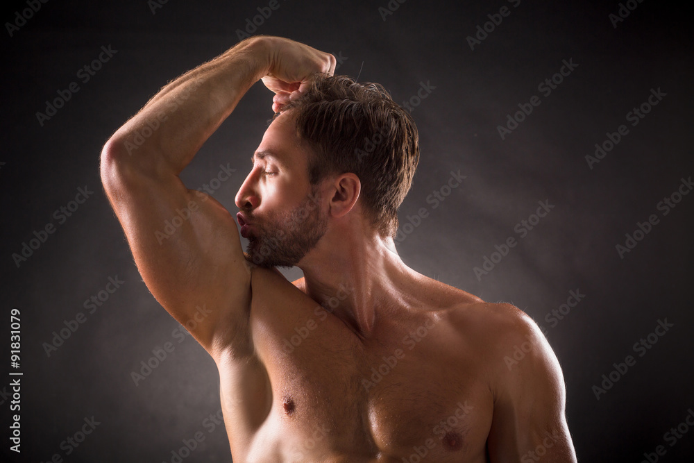 Bodybuilder's biceps Bodybuilder's biceps