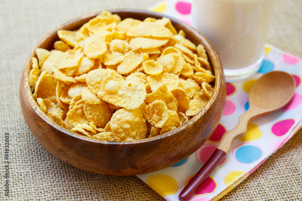 Fresh cereal cornflakes. Fresh cereal cornflakes.