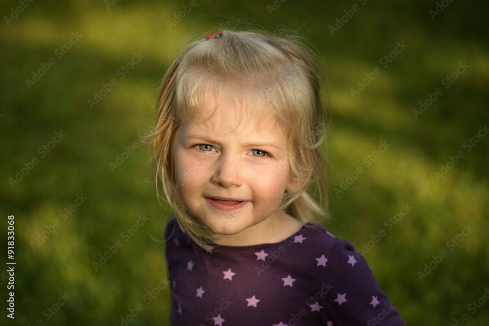 Blue eyed little blonde Blue eyed little blonde