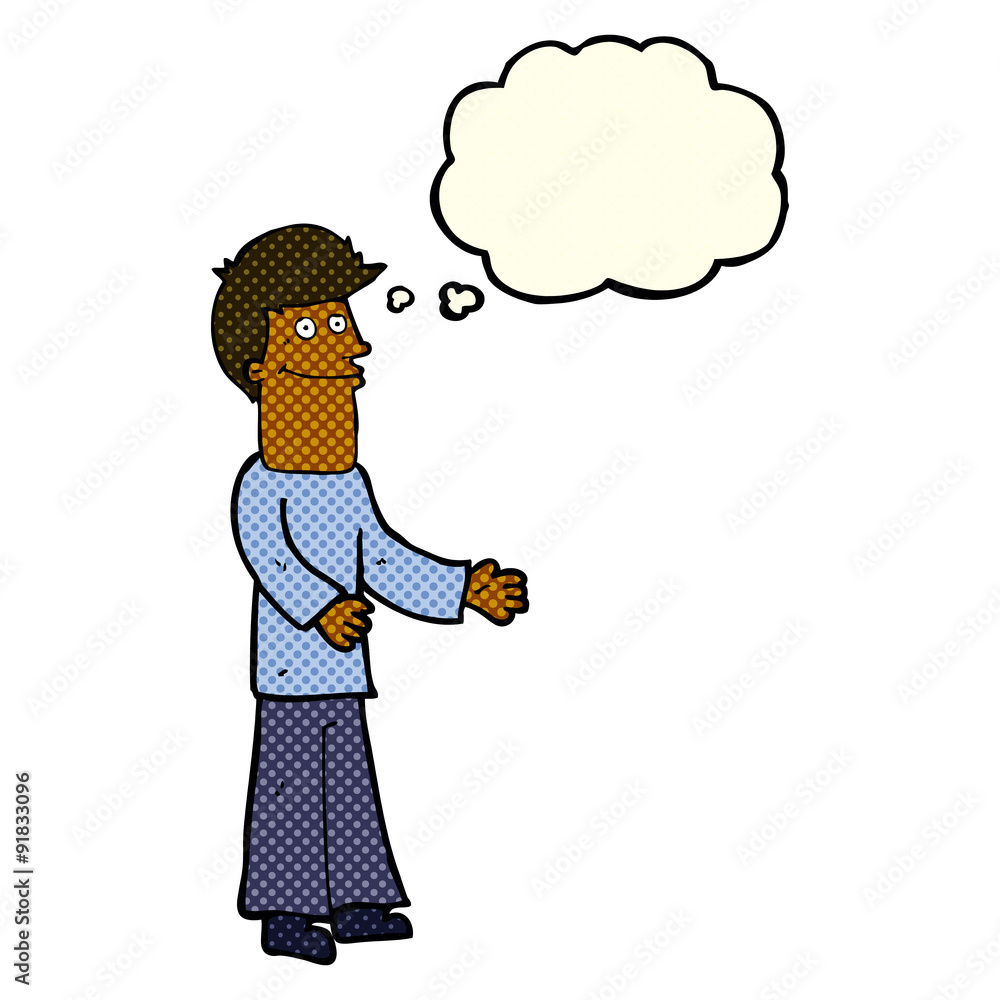 cartoon man shrugging shoulders with thought bubble cartoon man shrugging shoulders with thought bubble
