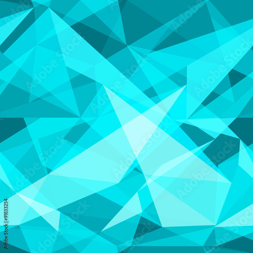 Blue abstract background polygon