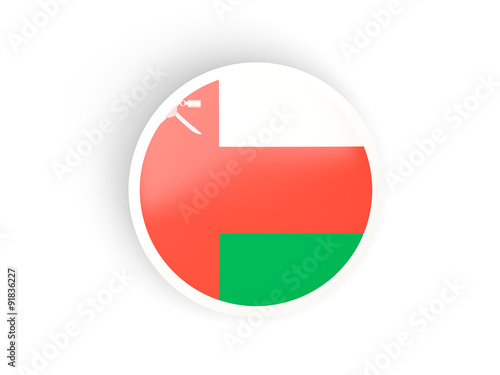 Round sticker with flag of oman Free Download Round sticker with flag of oman - GFXLoad