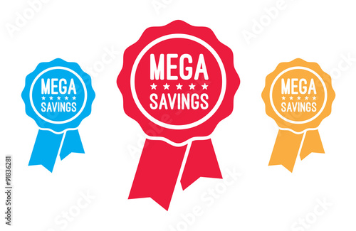 Mega Savings Ribbons