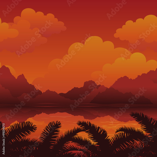 Exotic Seamless Landscape