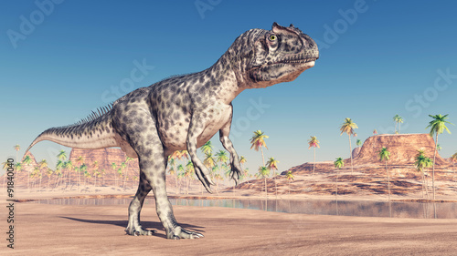 Fototapeta Naklejka Na Ścianę i Meble -  Dinosaur Allosaurus