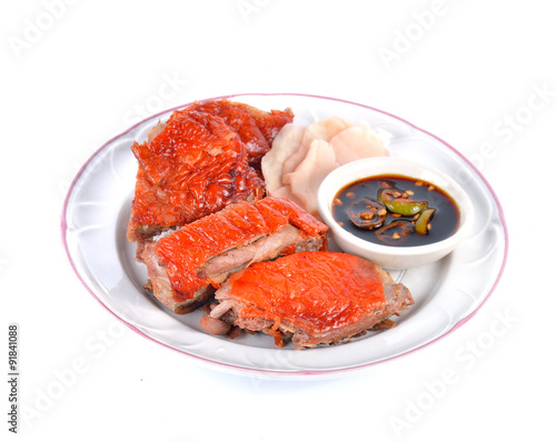 Roasted duck whit sauce Chinese food