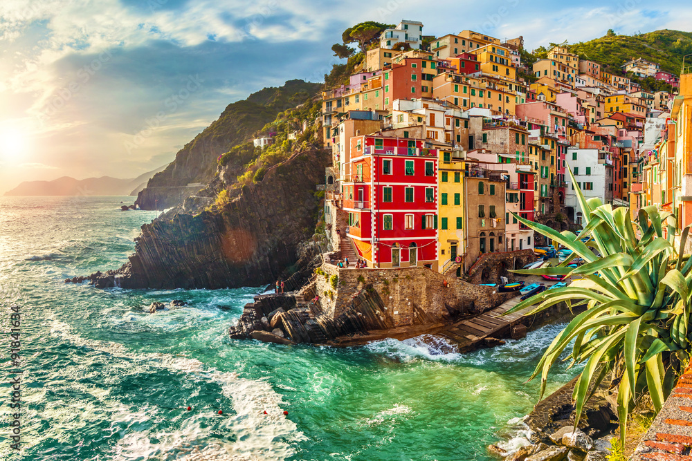 Fototapeta Riomaggiore, Cinque Terre, Włochy