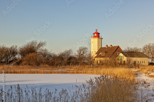 Leuchtturm Westermarkelsdorf auf Fehmarn photo