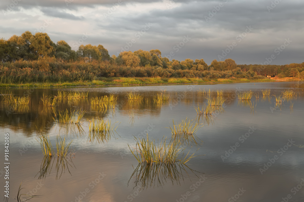 eventide lake before the rain