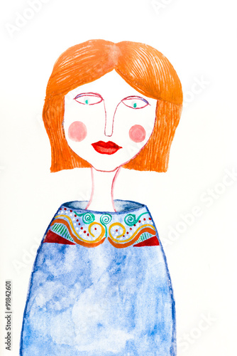 beautiful red headed woman