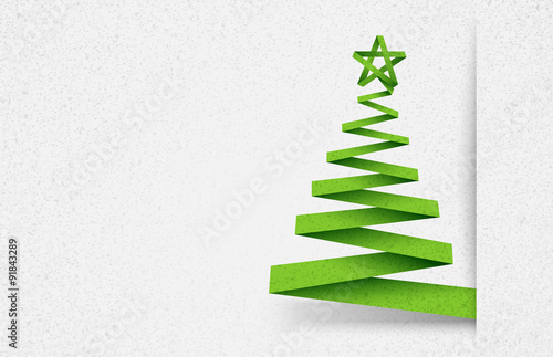 Paper tree green
