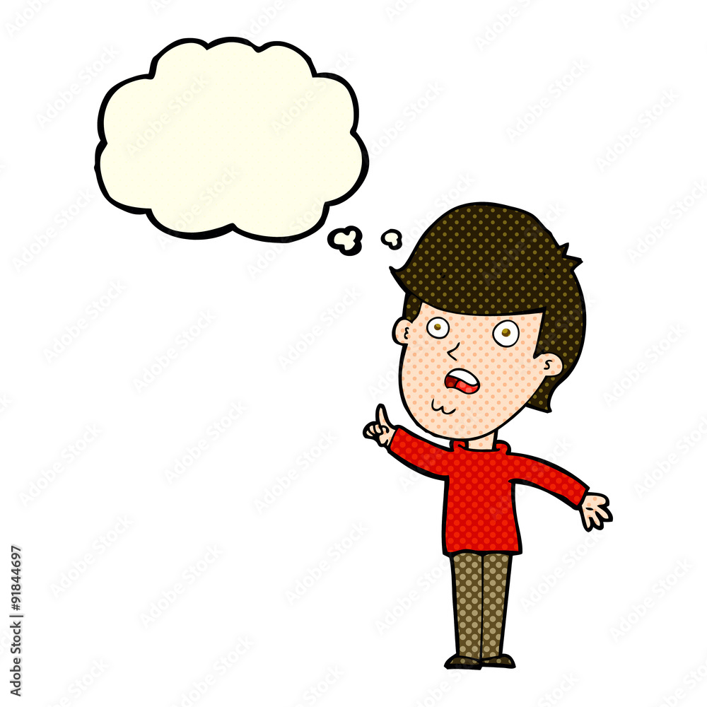 cartoon man asking question with thought bubble cartoon man asking question with thought bubble
