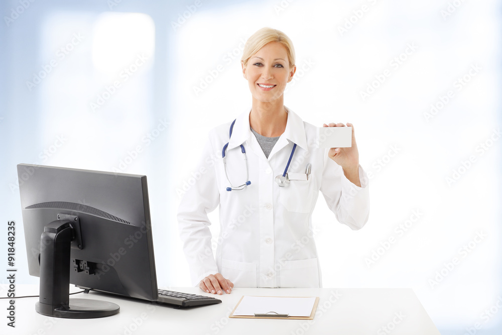 Pharmacist woman portrait
