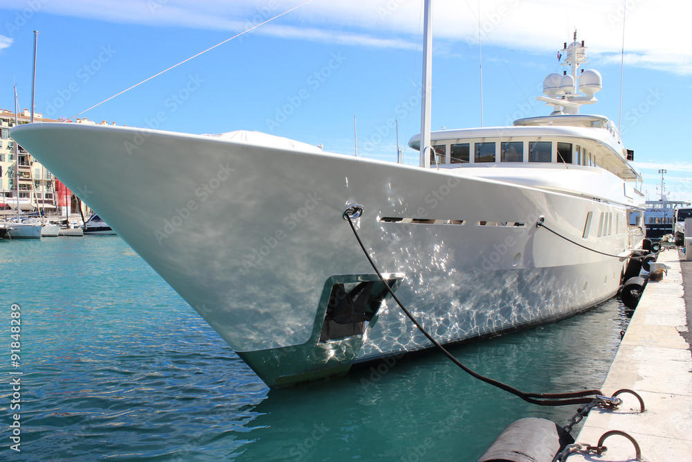 Fototapeta premium Luxury Yacht in Nice