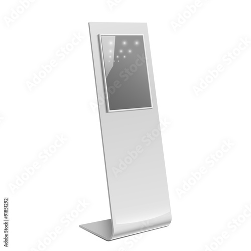 Freestanding information kiosk, terminal, stand