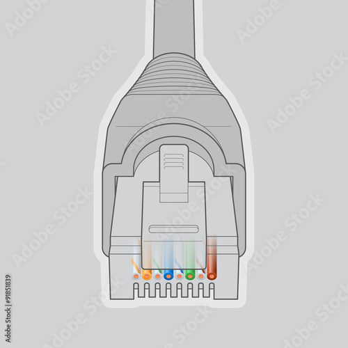 Ethernet Network Cable Connector