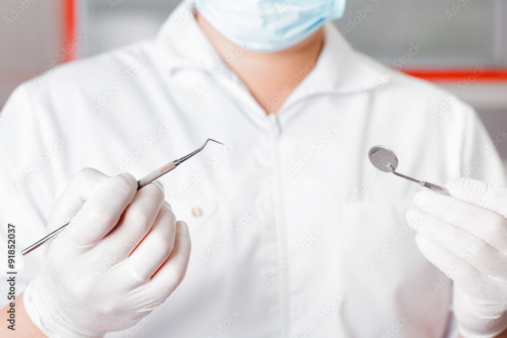 dentist doctor treatment with dental tools or instruments dentist doctor treatment with dental tools or instruments