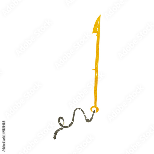 cartoon whaling harpoon