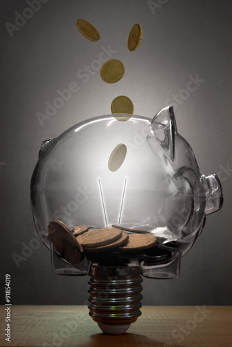 Piggybank lightbulb