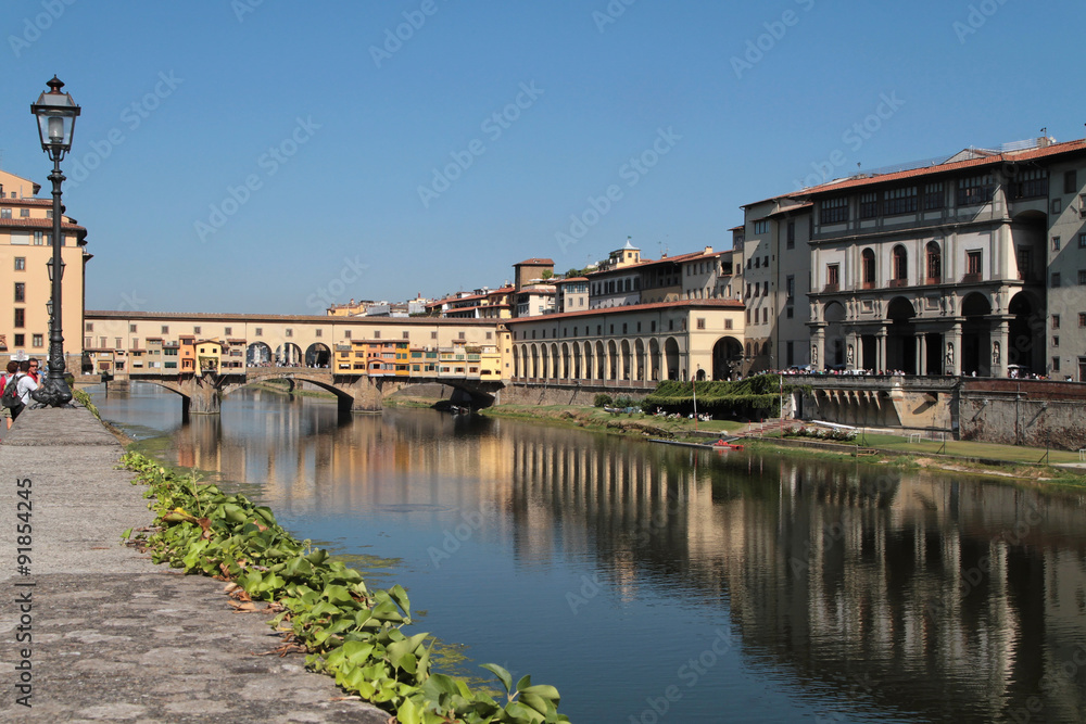 Arno et Ponte Vecchio