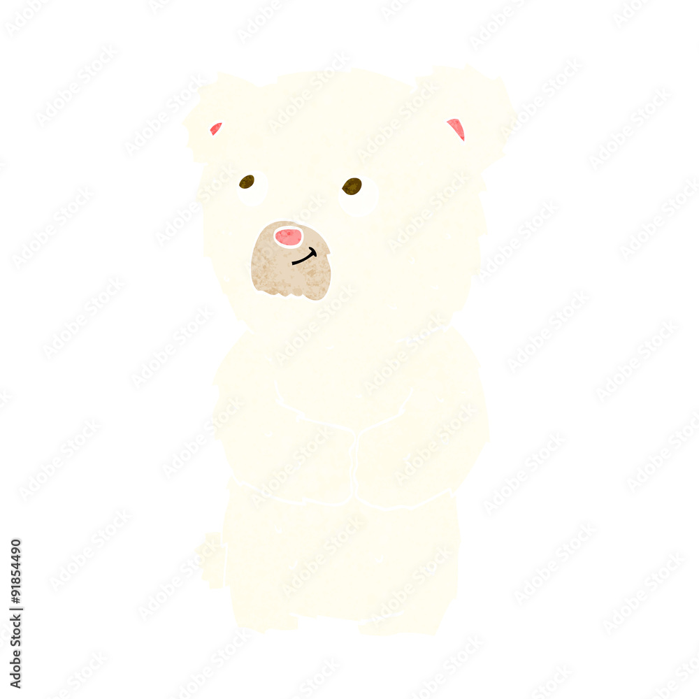 cartoon polar bear cub cartoon polar bear cub
